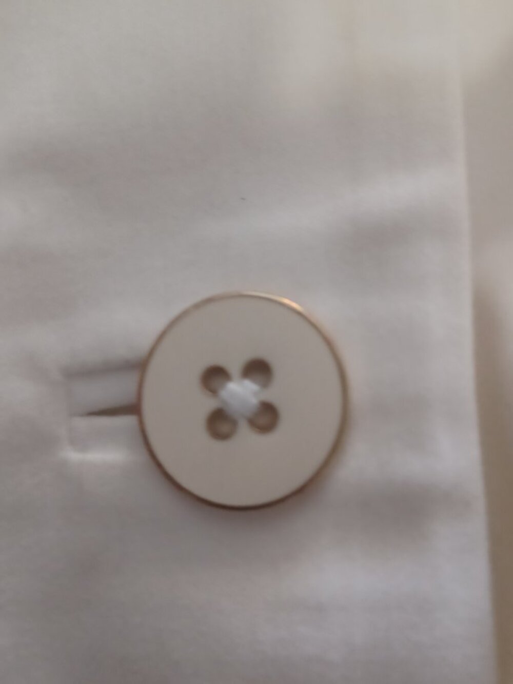 Lilly Pulitzer Womens Dressy Cotton Charmed Button Accented Blazer White Cream - Picture 6 of 11